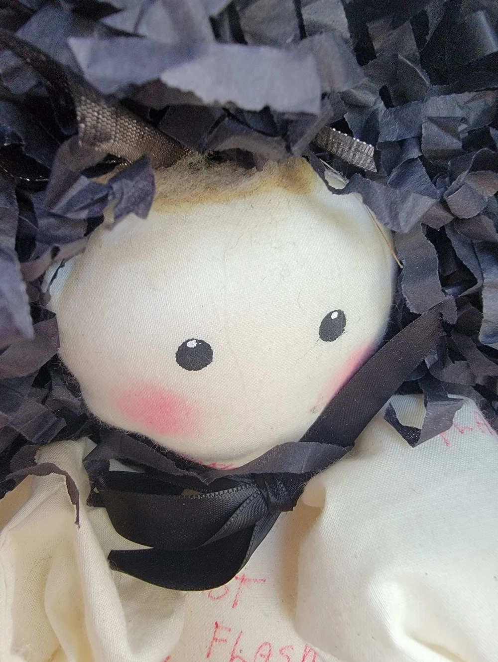 OOAK menopause Over The Hill Doll In Coffin Creepy Joke Party Decor Voodoo Doll